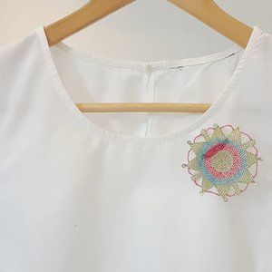 Handmade Tatted Brooch